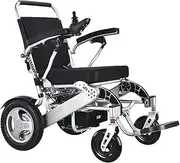 Lightweight Foldable Electric Powered Wheelchair, Portable Smart Chair - Brushless Powerful Motors, Personal Mobility Scooter - Electric Wheelchair