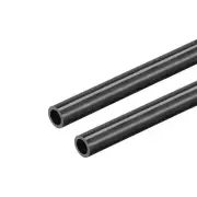 Carbon Fiber Round Tube 6x4x500mm 3K Roll Wrapped Glossy for RC Airplane 2Pcs