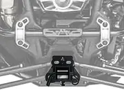 NAVIFREE Rear Receiver Hitch fit for 2024 Can-Am Maverick R (See Fitment) | Black | Resistant Powder Coating