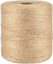 500 Metres Garden Jute String 1.5 mm Brown Decorative Cord Jute Craft Cord for DIY, Garden, Crafts, Gifts Packaging