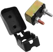 DRESSOOS Car Circuit Breaker Automotive Cars for Boat 12v Breaker with Cover Type More Rv Engines Automatic Auto Reset Circuit Breaker Cover 20a Circuit Breakers with Cover Trolling Plastic