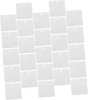 Yardwe 100pcs Jewelry Display Cards Blank White Ear Studs Tags for Jewelry Organizing and Showcasing for Small Business Selling and Handmade Earrings