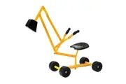Kids Ride On Car Digger Bulldozer Sandpit Play Toys Rotate Seat Yellow
