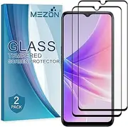 [MEZON] [2 Pack] Full Coverage Tempered Glass for OPPO A57 - Crystal Clear Premium 3D Edge 9H HD Screen Protector (OPPO A57, 9H Full)