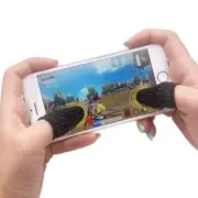 20Pcs Touch Screen Gaming Finger Sleeve Mobile Game Controller Sweatproof Gloves