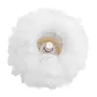 (White)Plume Bedside Table Lamp E27 Decorative Modern Plume Night Light US