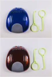 1 Storage Box+2 Retriever Dental Aligner Invisible Retainer Removal Blue Orange