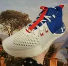 Under Armour Embiid 1 UA 3023086-107 "USA PACK"Men's Basketball Sneakers Sz 10.5