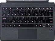 Type Cover for Microsoft Surface Pro 7+ Pro 7 Pro 6 Pro 5 Pro 4 Pro 3 Generation Portable Slim Wireless Keyboard with Touchpad Tablet Keyboard (Grey, Backlit)