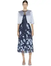 [Montique] Carina Cropped Bolero in Sky Blue