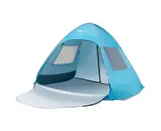 Costway 4 Person Pop-up Beach Tent Foldable Sun Shade Shelter Camping Tent Family Sleeping Bag Hiking Picnic