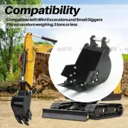 Mini Excavator Bucket Backhoe Attachment Small Digger Buckets For 1.5T Excavator