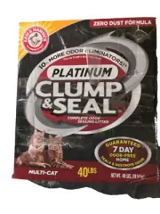Arm & Hammer Platinum Clump Seal Cat Clumping Litter - 40lbs