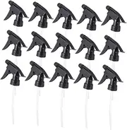 WRITWAA 15Pcs Spray Nozzle Replacement Leakproof Spray Bottle Heads for Standard Neck Bottles Durable Material for Cleaning and Gardening Use