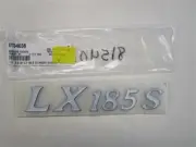 MARQUIS YACHTS LX 185S RAISED DECAL 9 7/16" X 2 1/2" SILVER MARINE BOAT