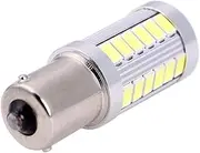 Set of 2 P21w 1156 Ba15s 33 Led Bulbs Led Car Lights White Light 5730 Smd for Interior Energy-efficient