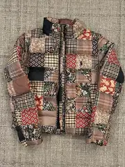 Polo Ralph Lauren Womens Patchwork Duck Down Puffer Jacket Size XS