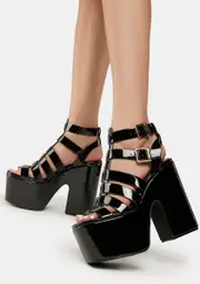 [Lemon Drop by Privileged] Astridd Platform Heels