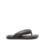 [Jil Sander] Jil Sander Nappa Flip Flops 37 IT BROWN