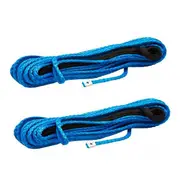 2x Hercules Synthetic Winch Rope 9mmx28m 12,000lb Easy to Splice Floats in Water