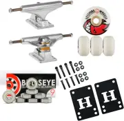 INDEPENDENT 129Mm Skateboard Trucks 52Mm Spitfire Wheels, Bearings Package