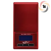 1x Scale WeighMax The Bling Scale Red LCD Digital Pocket Scale | 1000G
