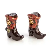 [MDI Australia] Cowboy Boots Salt & Pepper Set