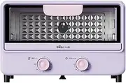 Toaster Oven Household Oven Small Multifunctional Automatic Bread Baking Machine 11L Capacity Double Knob Temperature Control Timing Pizza Cake Oven Halogen ovens/13270