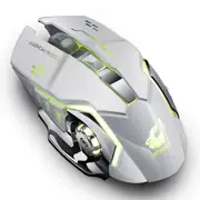 2400DPI Mouse Rechargeable X8 Wireless Silent LED Backlit USB Optical Ergonomic Gaming Mouse Breathing Luminous Light
