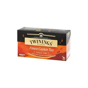 英國唐寧茶 twinings-極品錫蘭茶包 finest ceylon tea 2g*25入/盒 (9折)