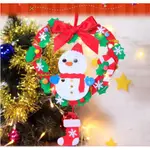雪人圈 聖誕裝飾 吊飾  掛飾  聖誕裝飾 手工DIY  材料 聖誕 耶誕 雪人-FUN手作