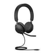 Jabra Evolve2 40 SE Wired USB-C MS Stereo Headset, 360 Busy Light, Noise Isolationg Ear Cushions, 2Yr Warranty