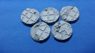 Warhammer 40k Elrik's Hobbies Terrain Flora De Leaf 40mm bases