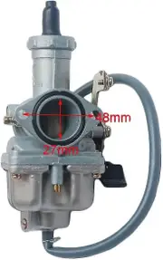 Elrachen Carburetor Pz27 For 125cc, 150cc, 200cc, 250cc, 300cc -cg Engine - For Quad, Go-kart