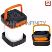 Solar Rechargeable LED Flashlight Power Camping Tent Light Torch Lantern Lamp