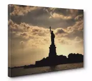New York City Statue of Liberty Gallery CANVAS WALL ART PRINT (Ready to Hang)