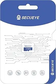 SECUEYE 64GB TF Memory Card Class 10 FAT32 High Speed Reading/Writing for Security Camera Dash Cam and More