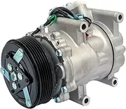 FKG AC Compressor and A/C Clutch 38800PLMA021M2 fit for 2002-2005 Honda Civic (L4 1.7L Only)