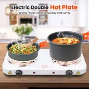 Portable Electric Double Single Burner Kitchen Hot Plate Stove Cooker Countertop