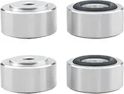 Dufray HiFi Speaker Isolation Feet Pads Speaker Spikes (Aluminum 0.8in*0.4in Silver)