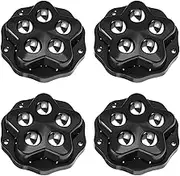 Eigell 4Pcs Self Adhesion Caster Wheel for Mop Bucket Storage Box Bedside Table