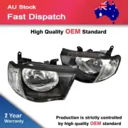Pair Headlight Fits For Mitsubishi Triton Ute MN 2009~2015 GL GLX L&R Front Lamp