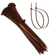 Cable Zip Ties 8 Inch - 100 Pack Self Locking Nylon Wire Ties for Electric Ca...