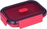 [Lurch] Food Storage Box Silicone Foldable Up & Down 800 ml Frozen Pink