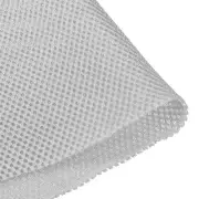 Speaker Grill Cloth 1x1.45M Polyester Fiber Stereo Mesh Fabric Light Gray