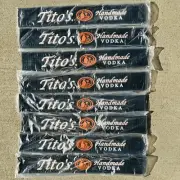8 Tito's Vodka Austin TX Rubber Bar Rail Runner Pour Spill Mat 24" x 3" NEW