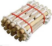 ZHZXBDGQ fire Escape Escape Ladder Wooden Climbing Ladder Nylon Rope Ladder for Children and Adults Window Balcony Escape Technology Safety devices-10M