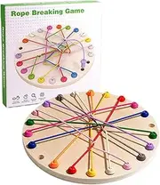 Rope Puzzle Game,Educational Twisted Rope Untying Challenge - Intelligence Development Board Game Educational Toy for Logical Thinking Training
