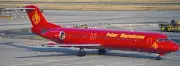 Fokker 100 Palair Macedonian Airplane Wood Model Free Ship