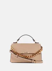 GUESS Women's Taupe Vinna Mini Crossbody Bag